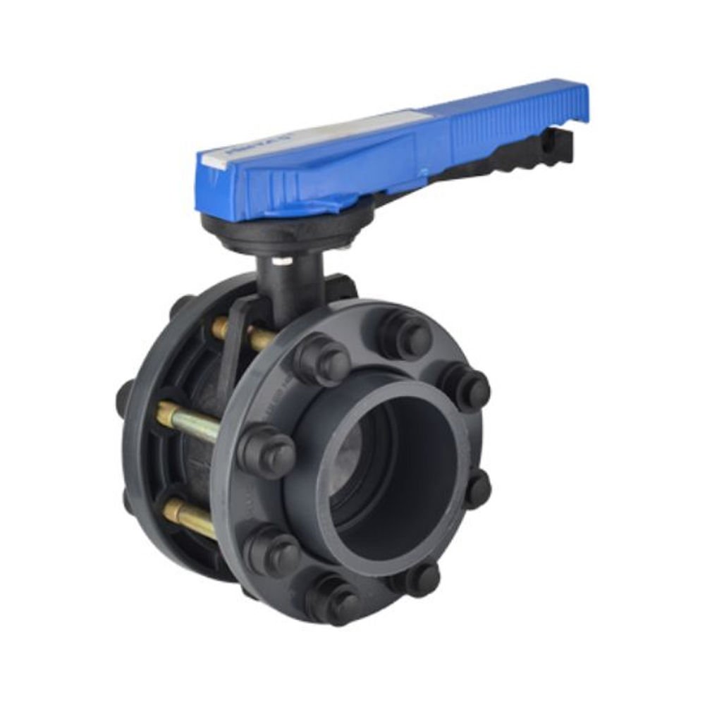 Pimtaş PVC Flanşlı Kelebek Vana - Ø140 mm
