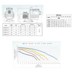 Atlaspool Florida Model 0.5 HP Monofaze Havuz Pompası