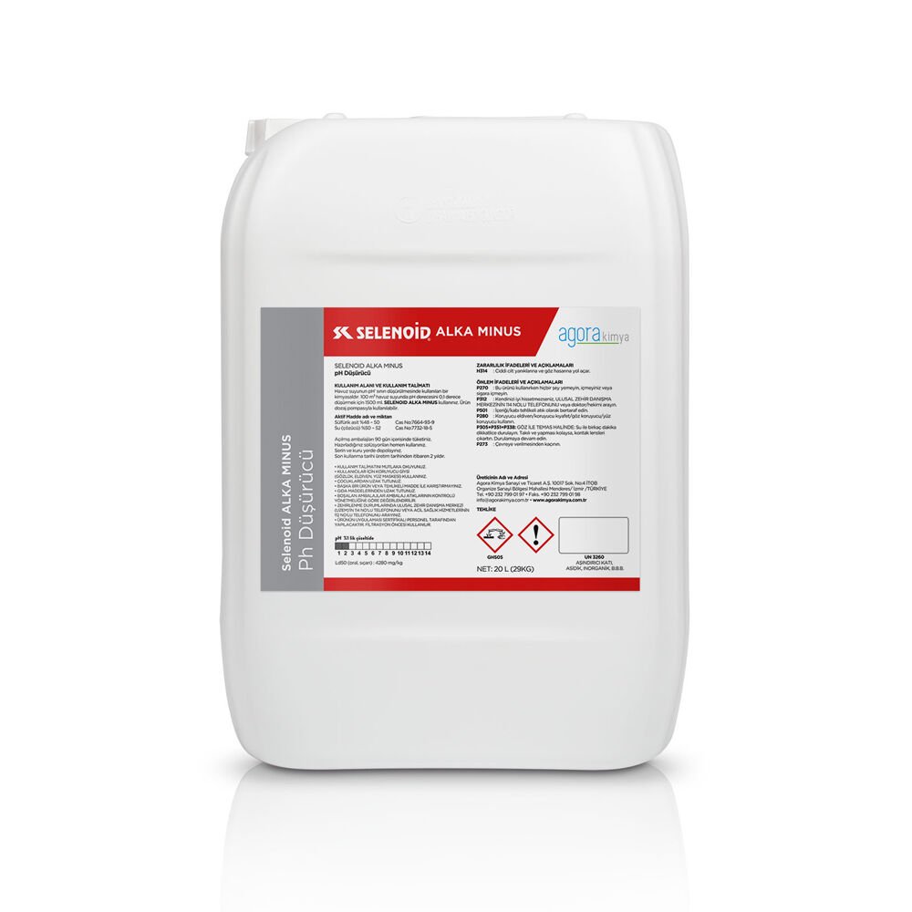 Selenoid Sıvı Alkalinite Düşürücü - 20 Lt