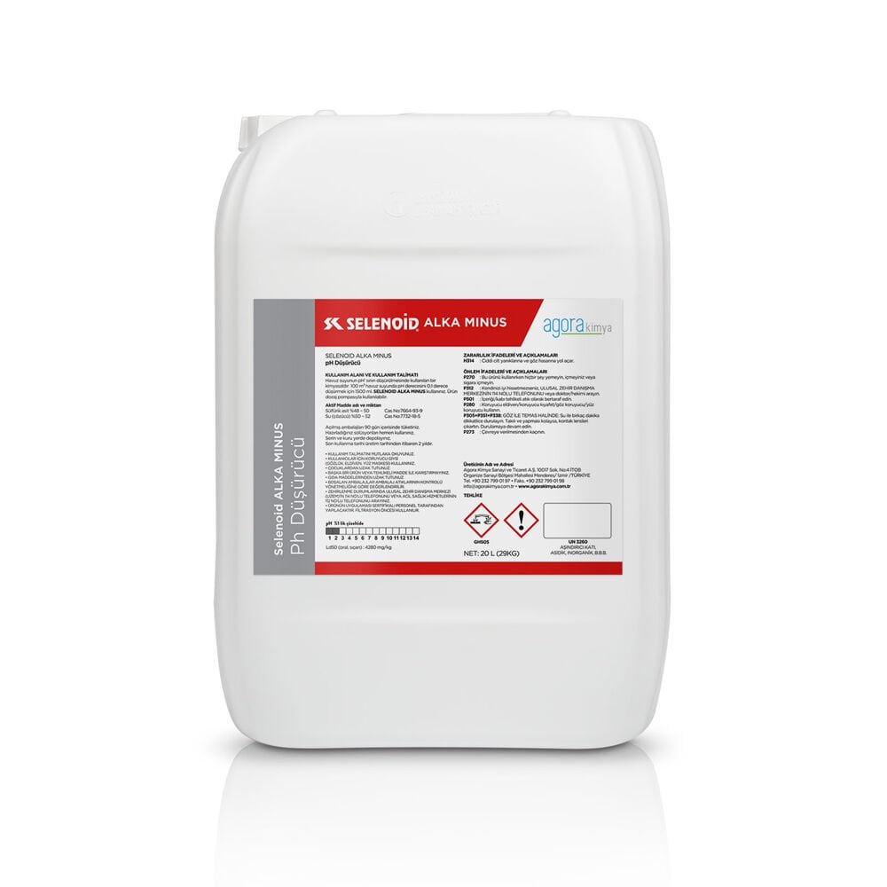 Selenoid Sıvı Alkalinite Düşürücü - 20 Lt