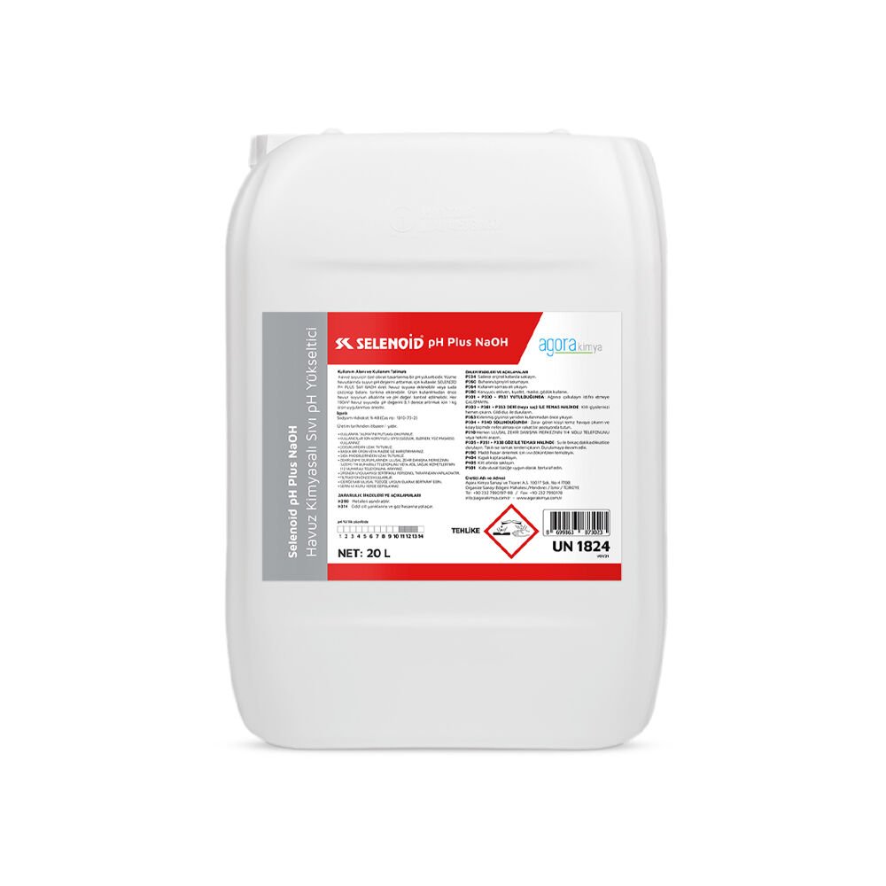 Selenoid Sıvı pH Yükseltici - 20 Lt