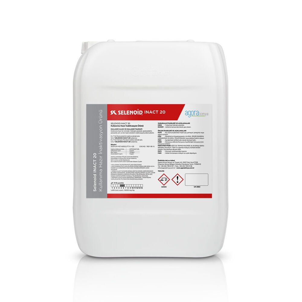Selenoid Sıvı Oksitleyici İnaktivasyon Ürünü - 20 Lt