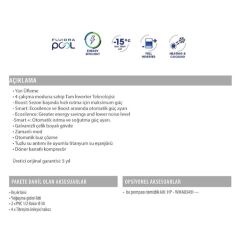 Zodiac Z650iQ TD8 Havuz Isı Pompası