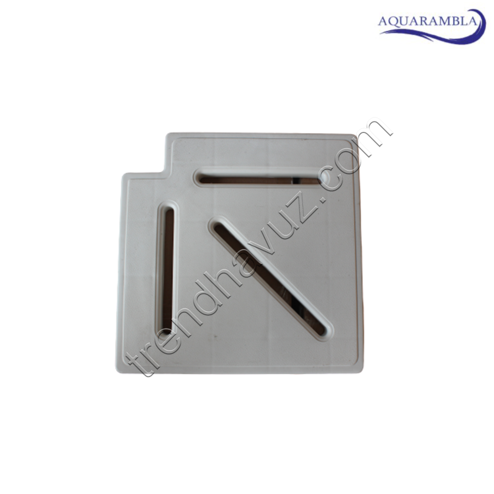 Aquarambla Ekonomik 245mm Havuz Izgara 90° Köşe Parçası