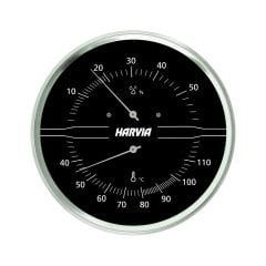 Harvia Siyah Termometre/Higrometre