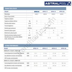 AstralPool Heat 3 APH3-21 Havuz Isı Pompası