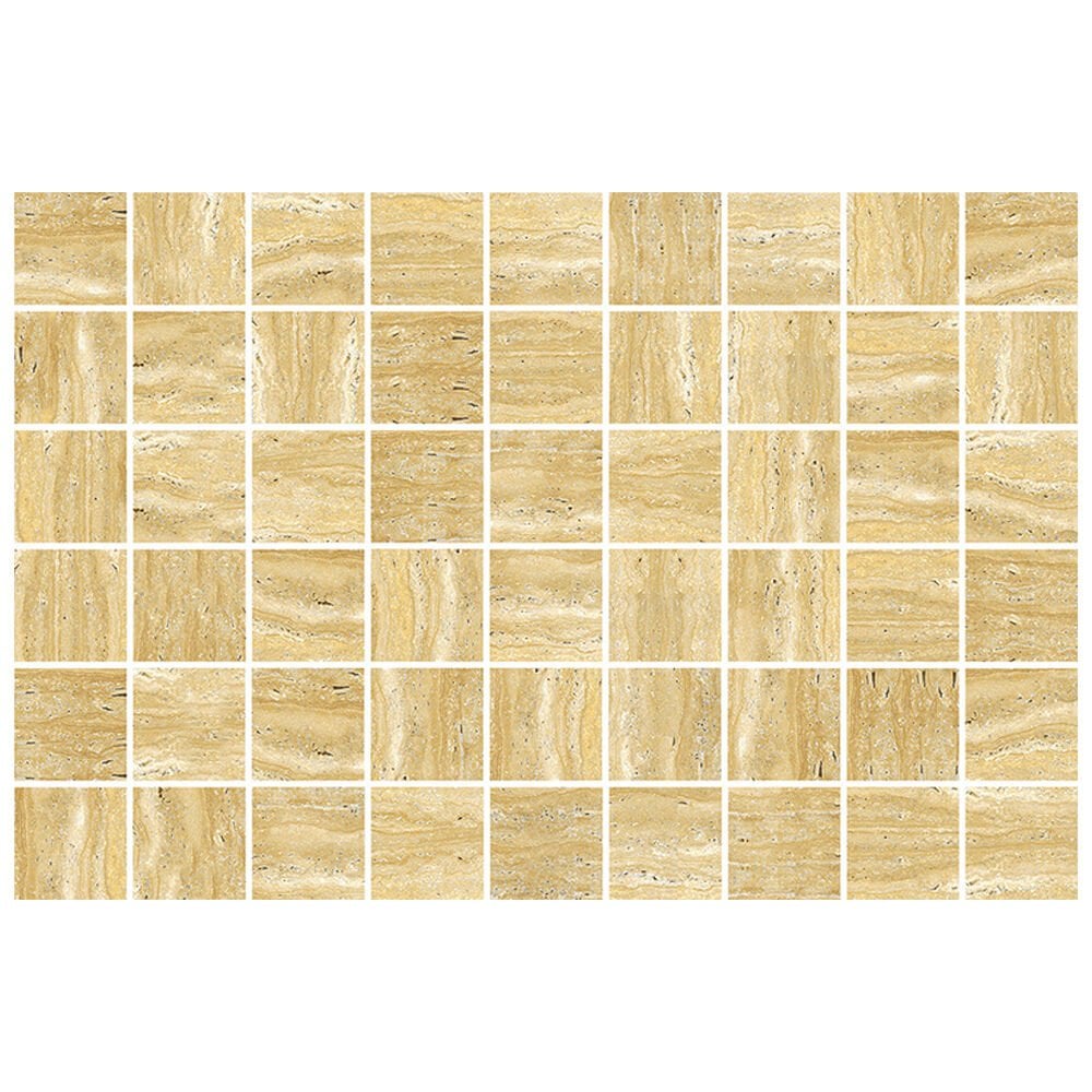 Betsan Modena Travertine Yellow Havuz Mozaik (1 m² - 50x50 mm)