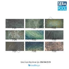 Serapool Olcay Mix Doğal Porselen (1 m² - 33x66 cm)