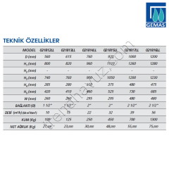 Gemaş FILTRONE L Ø 1000mm Plastik Havuz Kum Filtresi (Vanasız)