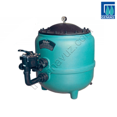 Gemaş FILTRONE L Ø 1200mm Plastik Havuz Kum Filtresi (Vanasız)