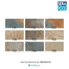 Serapool Pool Mix Doğal Porselen (1 m² - 33x66 cm)