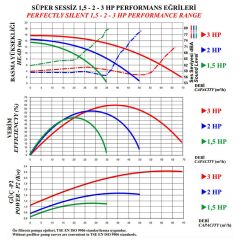 Nozbart Huzur Serisi 1,5 HP Trifaze Havuz Pompası