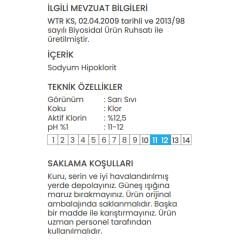 WTR Sıvı Klor - 20lt