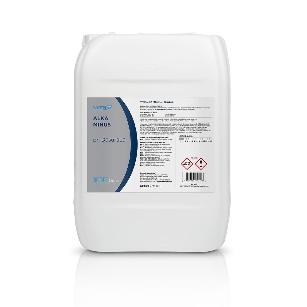 WTR Sıvı Alkalinite Düşürücü HCl - 20lt