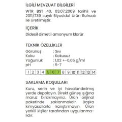 WTR BST 40 Yosun Önleyici - 20lt