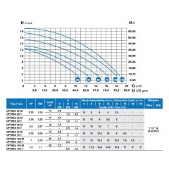 Saci Optima 1 HP Monofaze Havuz Pompası