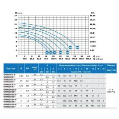 Saci Winner 2 HP Trifaze Havuz Pompası