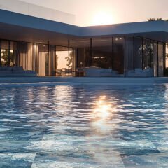 Mossatile Rosa Blue Doğal Porselen Karo (1 m² - 30x60 cm)