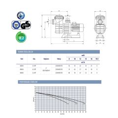 Astralpool Maxim 4,5 HP Trifaze Havuz Pompası