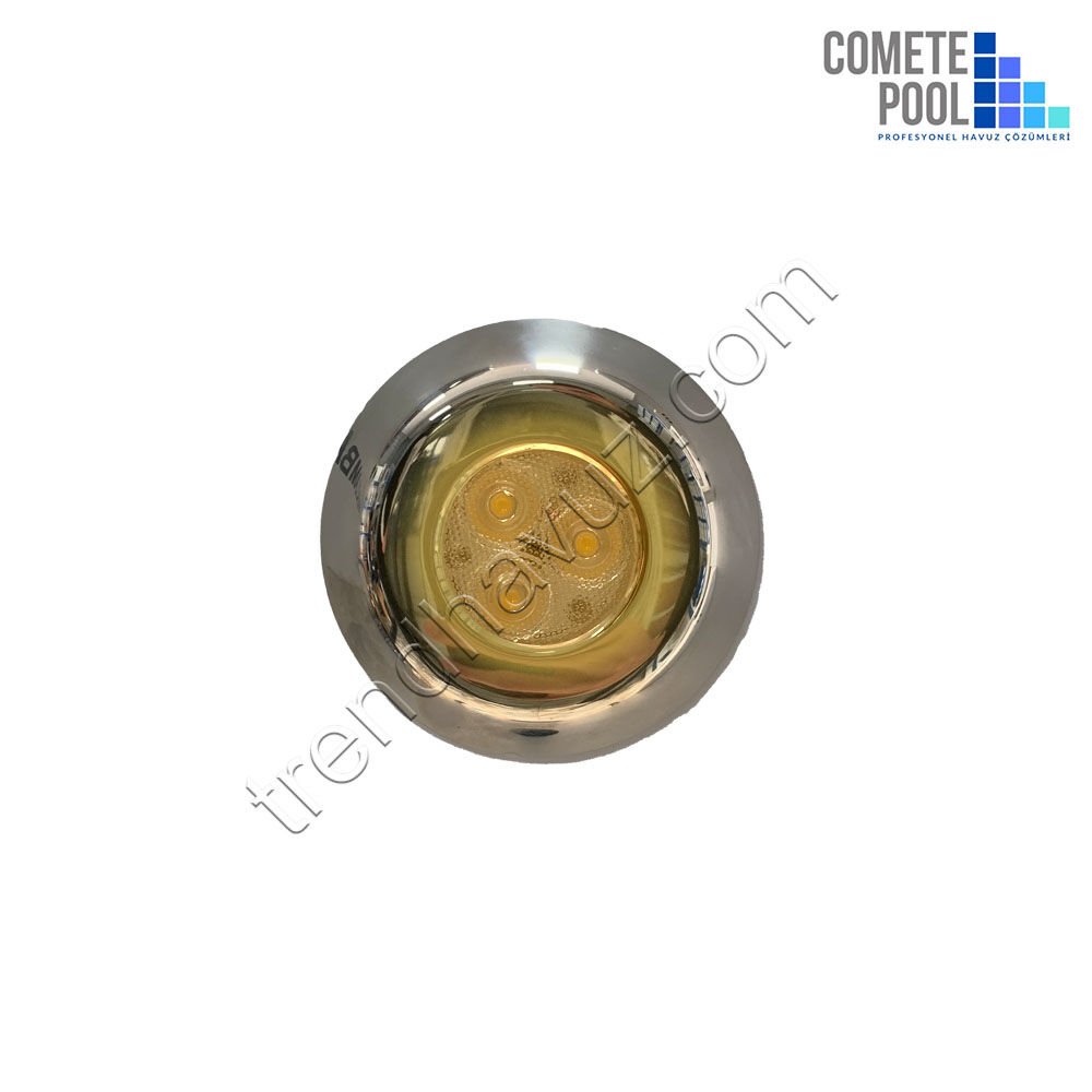 Komple Paslanmaz Boru Tip 3 Power Ledli Günışığı Havuz Lambası - 3W