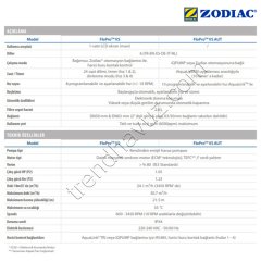 Zodiac FloPro VS 1.65 HP Monofaze Kendinden Emişli Havuz Pompası