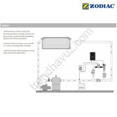 Zodiac eXPERT 7 pH Model Tuz Klor Jenaratörü