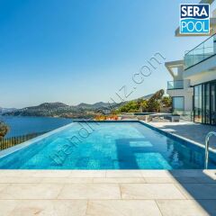 Serapool Blue Bead Doğal Porselen (1 m² - 33x66 cm)