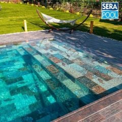 Serapool Fossil Mix Doğal Porselen (1 m² - 33x66 cm)