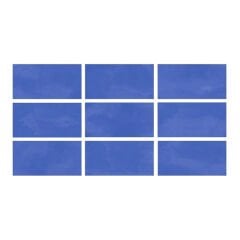 Serapool Relax Pastel Cobalt Doğal Porselen (1 m² - 33x66 cm)