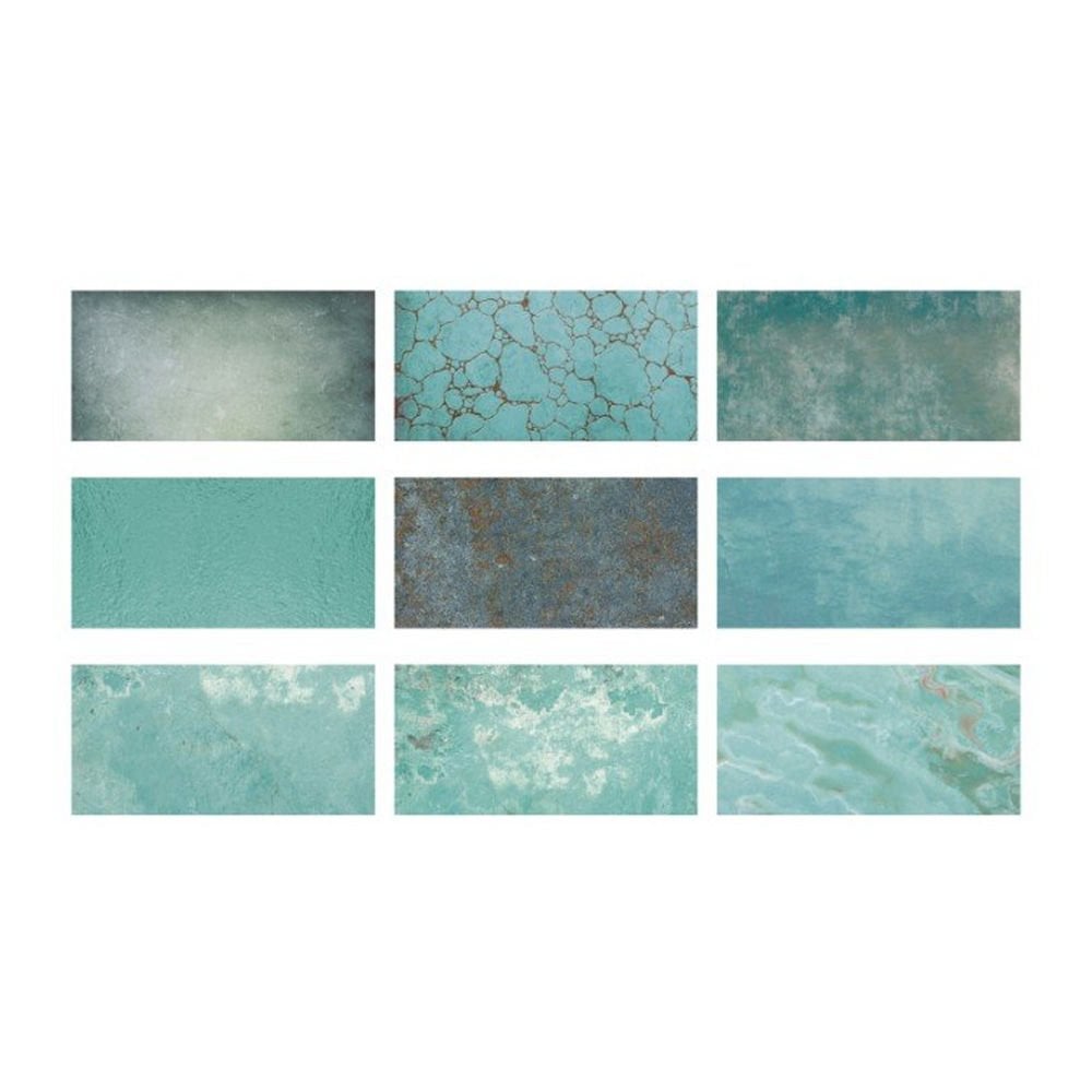 Serapool Firuze Mix Doğal Porselen (1 m² - 33x66 cm)