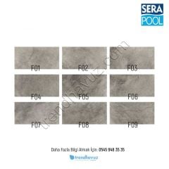Serapool Antique Grey Doğal Porselen (1 m² - 33x66 cm)