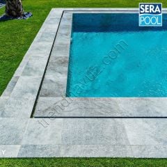 Serapool Antique Grey Doğal Porselen (1 m² - 33x66 cm)