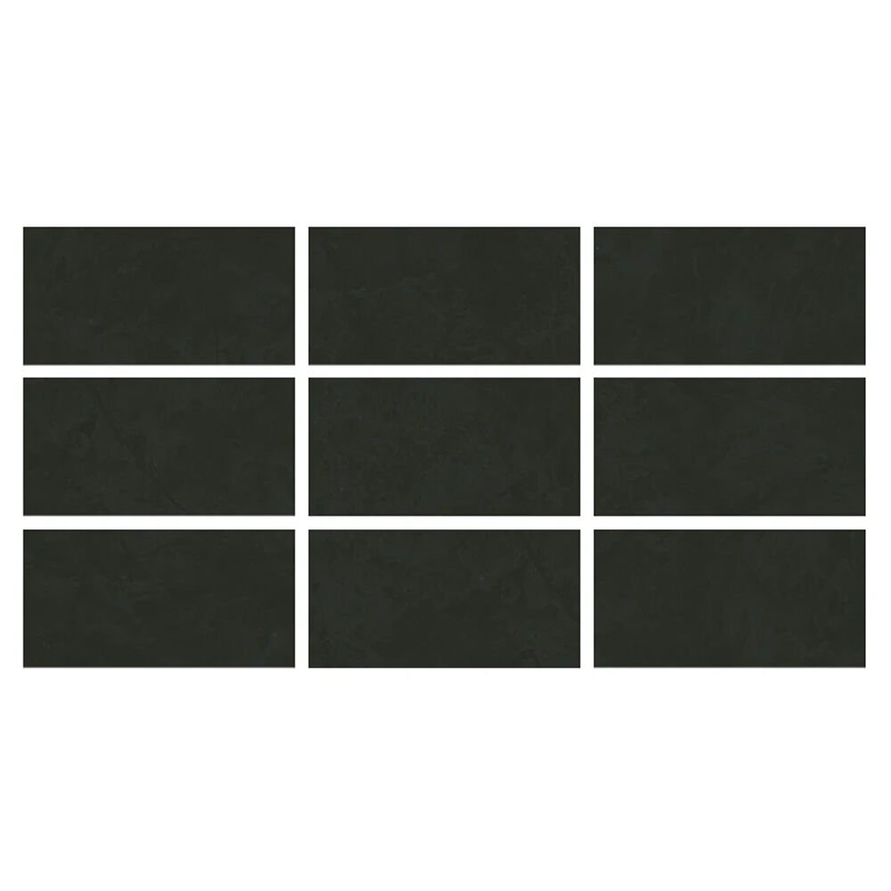 Serapool Relax Amazing Black Porselen Doğal Porselen (1 m² - 33x66 cm)