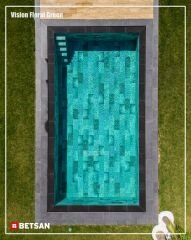 Betsan Vision Floral Green Doğal Porselen Karo (1 m² - 33x66.5 cm)
