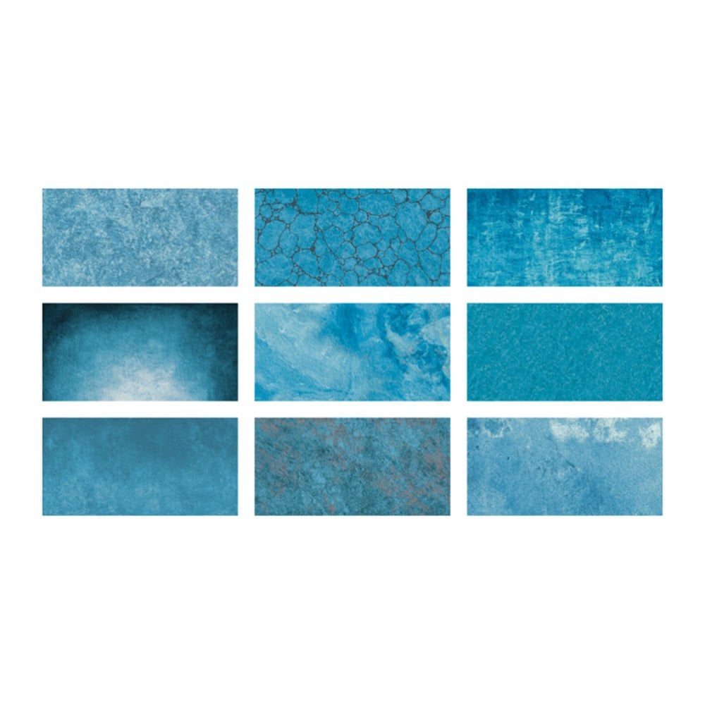 Betsan Vision Floral Blue Doğal Porselen Karo (1 m² - 33x66.5 cm)