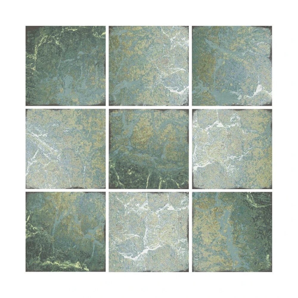 Serapool Nove Serenity Green Doğal Porselen (1 m² - 15x15 cm)