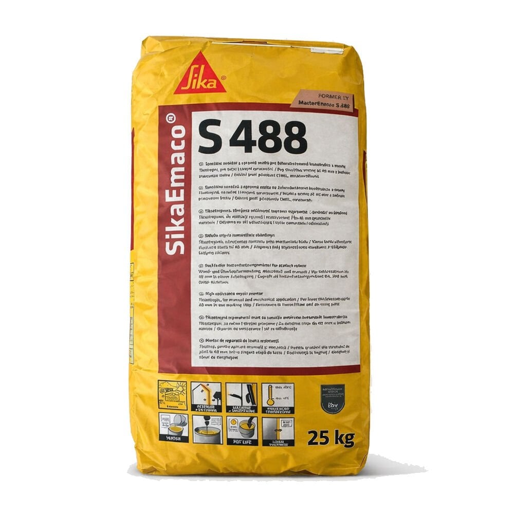SikaEmaco S488 Çimento Esaslı Tamir Harcı - 25kg