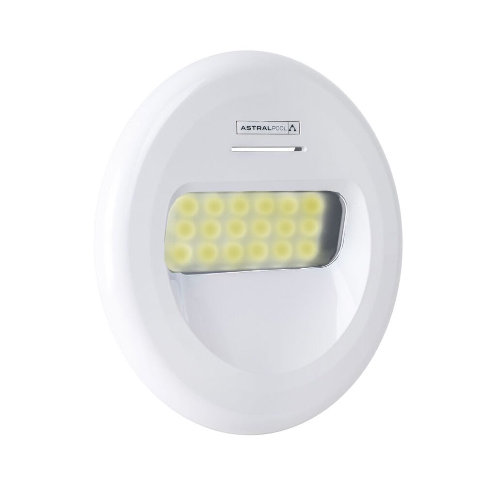 Astralpool LumiPlus Design Sıcak Beyaz Lamba (Beyaz Çerçeve)