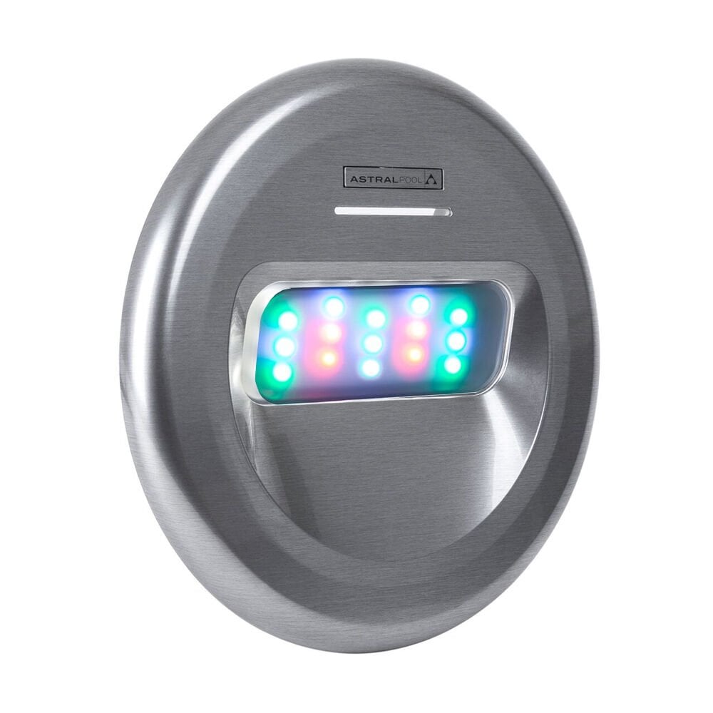 Astralpool LumiPlus Design RGB Lamba (Paslanmaz Çelik Efektli Çerçeve)