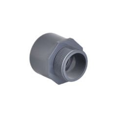 Pimtaş PVC Tek Taraf Dıştan Dişli Redüksiyonlu Adaptör - Ø40 mm